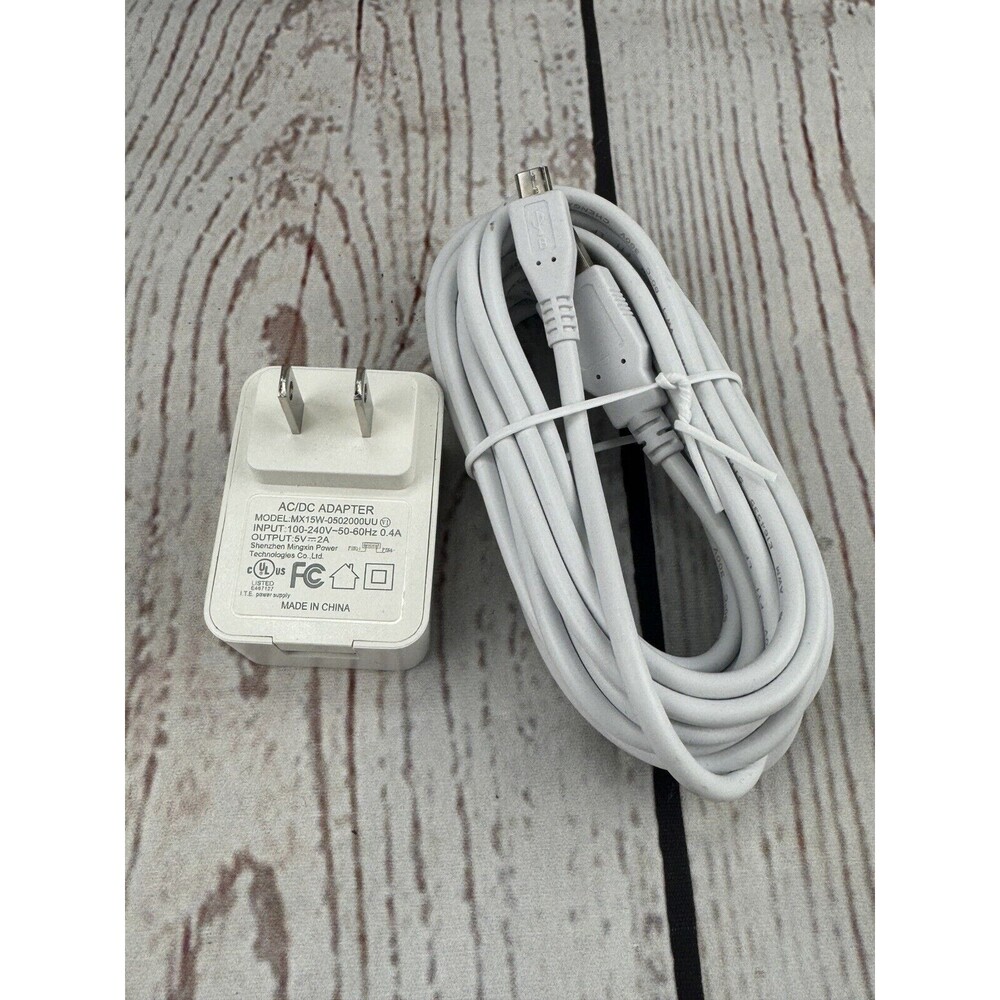 Rollease Acmeda 12' Micro B Male Extension Cable & AC Adapter White NEW
